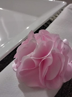 Porta guardanapo rosa bebe