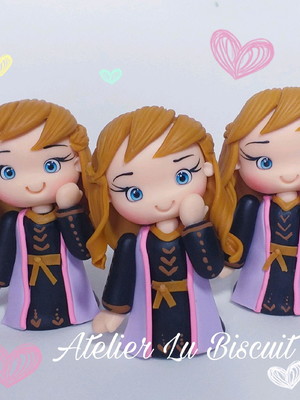 Aplique de biscuit frozen 2 ana