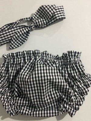 Tapa fraldas 0-6meses acompanha turbante no compose