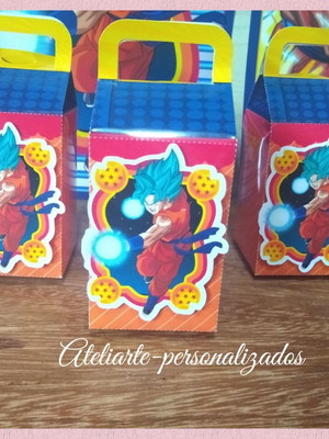 Caixa com alça dragon ball