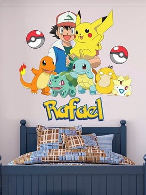 Adesivo decorativo pokemon médio