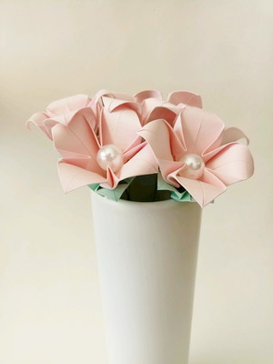 Hortênsia | flores | decoração em origami
