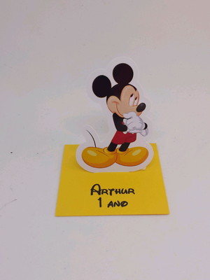 Aplique 3d mickey