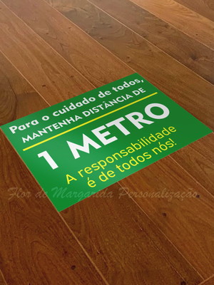 Adesivo vinil distância