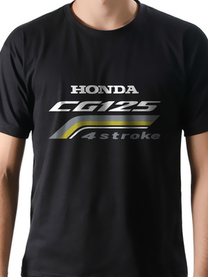 Camiseta camisa moto honda cg 125 1988 100% algodão