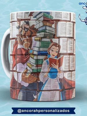 Caneca - livros da bela