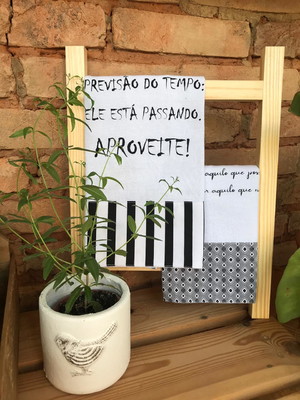 Escadinha para pano de prato