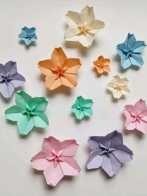 Flor de cerejeira | decoração em origami