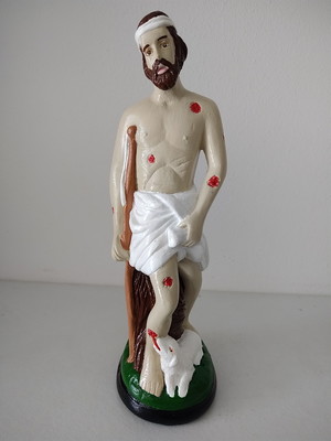São lázaro em gesso