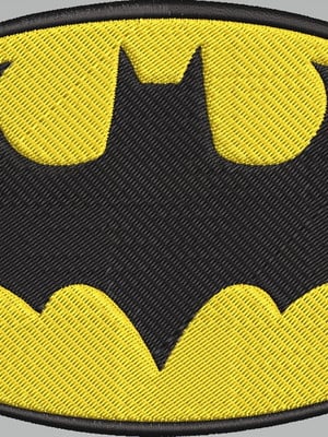 Matriz de bordado logo batman