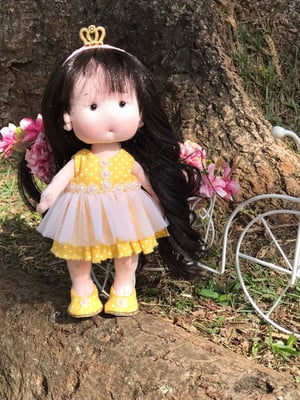 Boneca russa com rostinho modelado