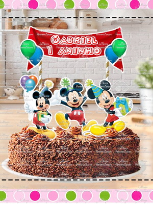 Topo de bolo mickey