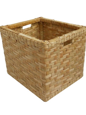 Cesto caixote taboa nt 45x35x35 - 2 peças