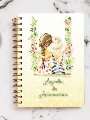 Agenda de aniversários abraço