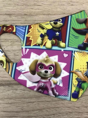 Kit com 12 máscaras temas infantis