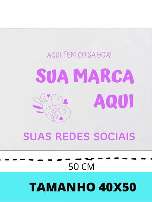 40x50 250 pçs impressão logomarca personalizada no envelope