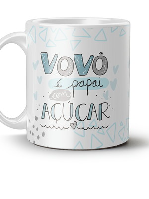 Caneca vovô presente vô lembrança vovô pai com açúcar