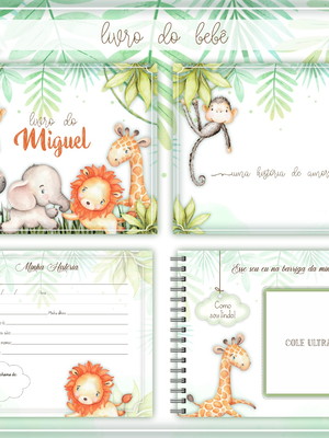 Livro do bebê safari