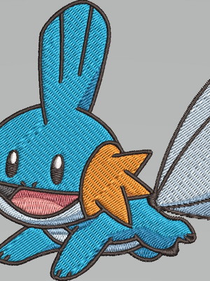 Matriz de bordado pokemon mudkip