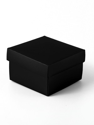 Caixa triplex tampa/fundo 8x8x5cm – pcte com 100 - cor preta