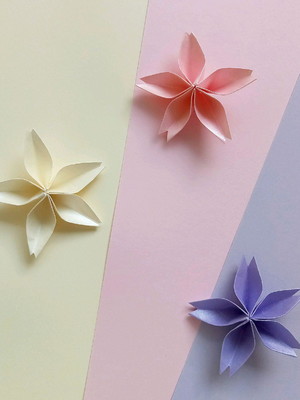 Flor de cerejeira | flores | decoração em origami