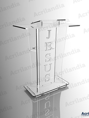 Púlpito de acrílico mod. saulo