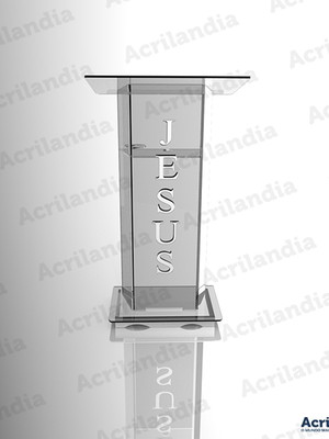 Púlpito de acrílico mod. ana com led