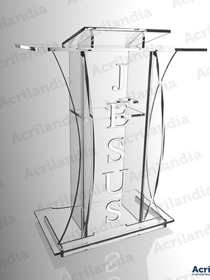 Púlpito de acrílico mod. débora