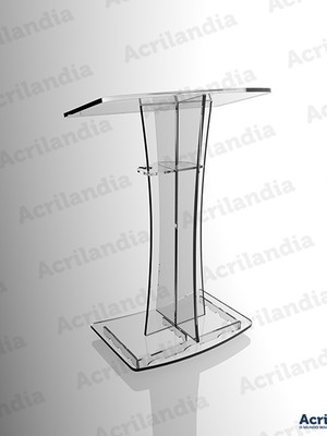 Púlpito de acrílico mod. sandra com led