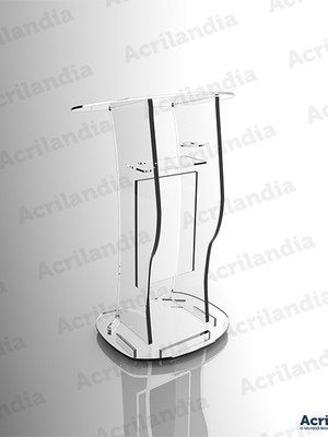 Púlpito de acrílico mod. jonas com led