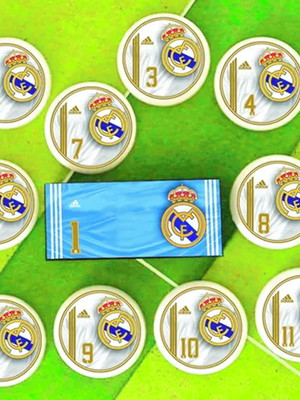 Real madrid - futebol de botão