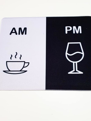 Mouse pad retangular - day/night