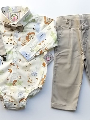 Roupa safari baby inverno completo