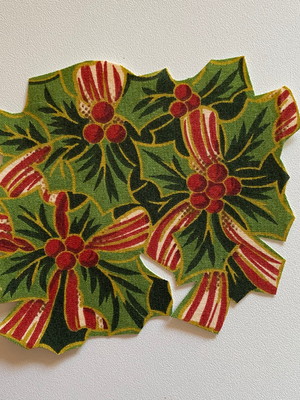Patch aplique termocolante flores com laços ( 2 unidades )