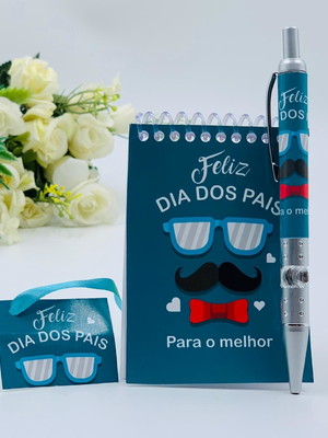 Bloquinho c/ caneta dia dos pais