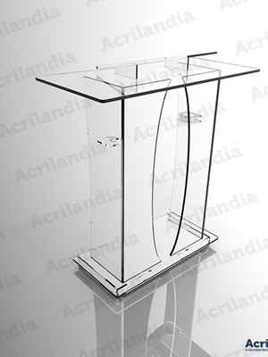 Púlpito de acrílico filemon com led e frete grátis!
