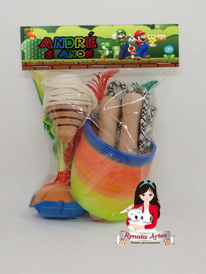 Kit boa infância completo tema super mario bross