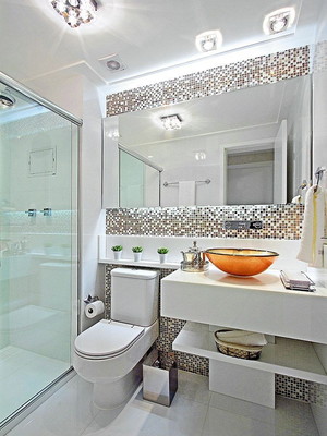 Espelho flutuante com luz de led 150x85 cm