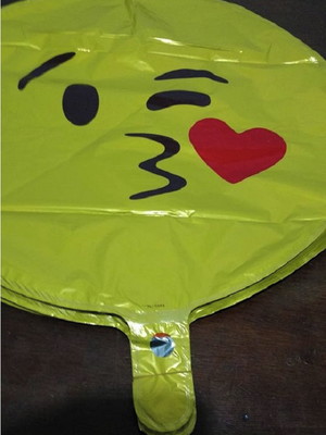Balão emoticons 45cm (pacote com 10)