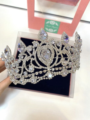 Coroa de miss e noiva de zircônia sweet