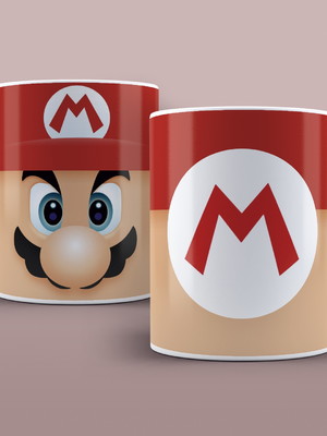 Caneca mario bros