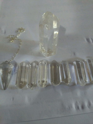 Mandala de cristal mesa radionica com pêndulo de cristal