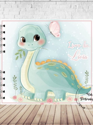 Livro do bebê dinossauro menina
