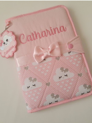 Capa caderneta vacinação / porta documentos infantil