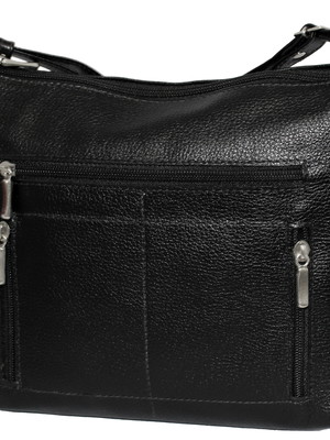 Bolsa couro legitimo tiracolo média doras bolsas bls126g