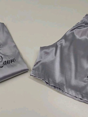 Kit 1 robe masculino 1 shorts de cetim masculino plus size
