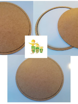 Anel bastidor 15cm em mdf 3mm