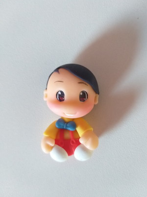 Imã nhonho em biscuit - turma do chaves