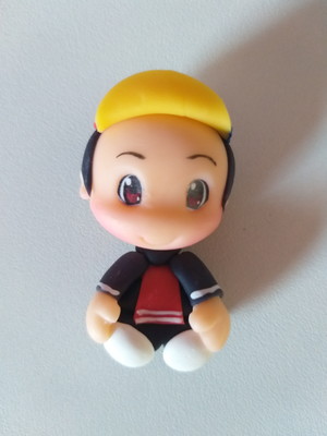 Imã kiko em biscuit - turma do chaves