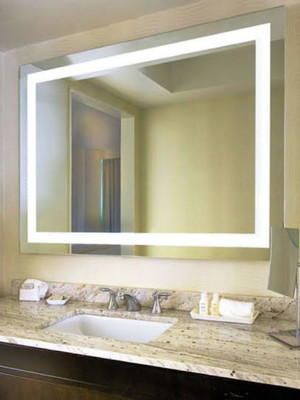 Espelho retangular led com iluminação - 200cm x 85cm